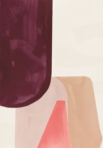 Ívelt absztrakt formák alkotó: Alma