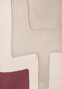 Földes absztrakt formák alkotó: Alma