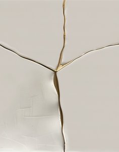 Elegáns arany kintsugi alkotó: Alma