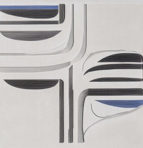 Modern kék-szürke áramlás