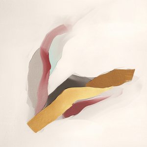 Modern, áramló arany absztrakt alkotó: Alma