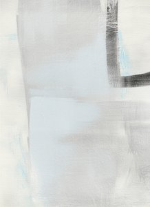 Finom szürke-kék absztrakt alkotó: Alma