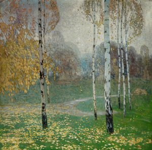 Nyírfák, 1904 alkotó: Alois Kalvoda