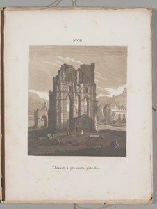 A litográfia művészete: Olasz templomrom, XVII. tábla