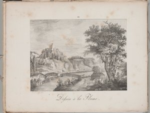 A litográfia művészete: Landeck in Tirol, III. tábla
