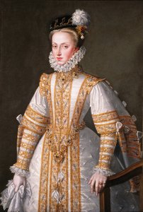 Ausztriai Anna portréja 15491580, spanyol királynő hitvese, 1571
