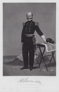 Ambrose Everett Burnside (metszet) alkotó: Alonzo (after) Chappel