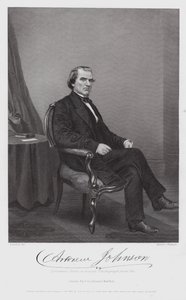 Andrew Johnson (metszet) alkotó: Alonzo (after) Chappel