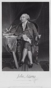 John Adams (metszet) alkotó: Alonzo (after) Chappel