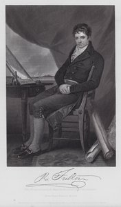 Robert Fulton (metszet) alkotó: Alonzo (after) Chappel