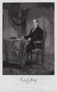 Rufus King (metszet) alkotó: Alonzo (after) Chappel