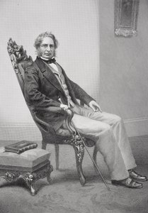 Henry Wadsworth Longfellow (1807-82) portréja alkotó: Alonzo Chappel