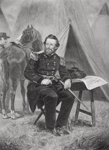 Nathaniel Lyon (1818-61) portréja (litho) alkotó: Alonzo Chappel
