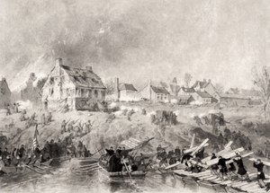 A virginiai Fredericksburg elleni támadás a „National History of the War for the Union” című művéből, 1860-as évek alkotó: Alonzo Chappel