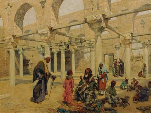 Iskola Benassaban alkotó: Alphons Leopold Mielich