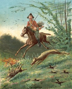 Münchausen báró kalandjai (chromolitho) alkotó: Alphonse Adolphe Bichard