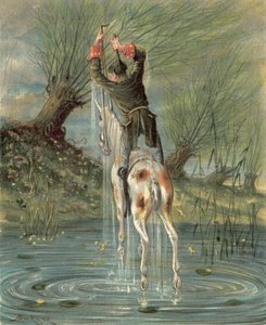 Münchausen báró kalandjai (chromolitho)
