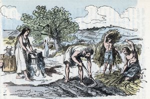 Mindennapi élet az őskorban: mezőgazdasági munkák színtere a vas korában Rengade „La nature et l