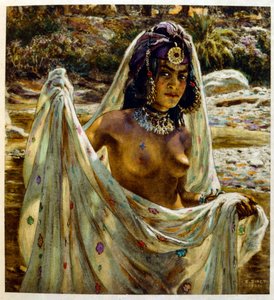 Illusztráció: Dinet az arab élet „Mirages” című darabjából. 1906. Mirages, Scénes De La Vie Arab című filmet Etienne Dinet illusztrálta Silman Ben Ibrahim Bamer kommentárjával. Nasreddine Dinet Alphonse-Étienne Dinet néven született; (1861-1929) francia ke