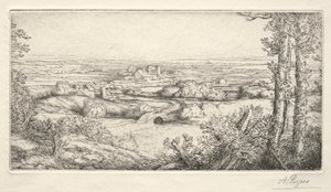 Egy völgy Burgundiában alkotó: Alphonse Legros