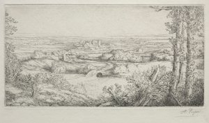 Egy völgy Burgundiában alkotó: Alphonse Legros