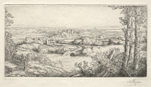 Egy völgy Burgundiában alkotó: Alphonse Legros
