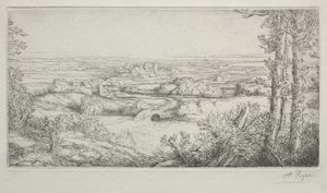 Egy völgy Burgundiában alkotó: Alphonse Legros