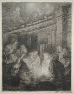 A Pásztorok imádata. alkotó: Alphonse Legros