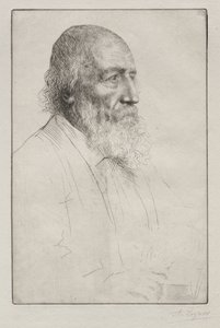 Alfred Lord Tennyson alkotó: Alphonse Legros