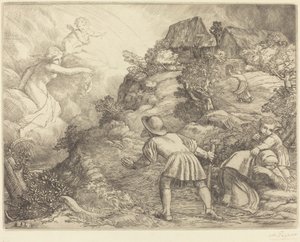 A paraszt és a szerencse allegóriája A paraszt és a szerencse: allegorikus téma. alkotó: Alphonse Legros