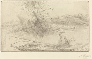 A Temze mentén A Temzén. alkotó: Alphonse Legros