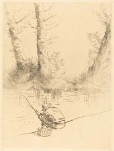 Horgász (horgász) alkotó: Alphonse Legros