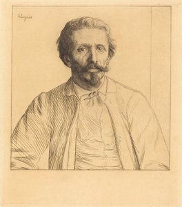 Auguste Delatre. alkotó: Alphonse Legros