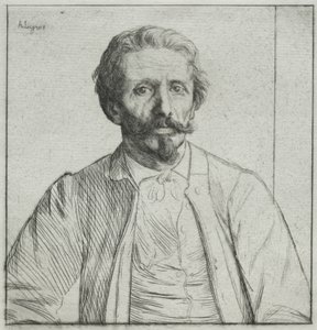 Auguste Delâtre, c. 1877. alkotó: Alphonse Legros