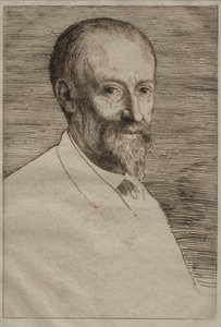 Auguste Poulet-Malassis. alkotó: Alphonse Legros