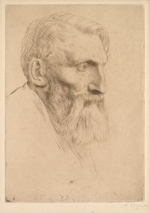 Auguste Rodin, 1881. alkotó: Alphonse Legros