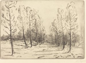 Nyárfák sugárútja alkotó: Alphonse Legros