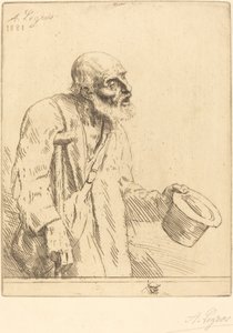 Koldus A koldus, 1881. alkotó: Alphonse Legros