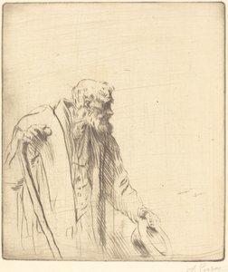 Koldus Egy koldus. alkotó: Alphonse Legros