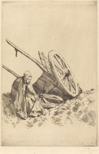 Törött kocsi A törött kocsi. alkotó: Alphonse Legros