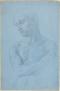 Meztelen férfi mellszobra alkotó: Alphonse Legros