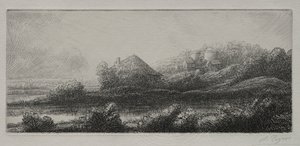 Kabin a mocsárban alkotó: Alphonse Legros