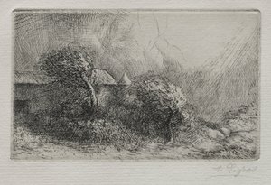 Chailli: Egy vihar vége (Vihareffektus) alkotó: Alphonse Legros