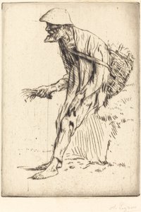 tyúkhús kereskedő tyúkfű kereskedő. alkotó: Alphonse Legros