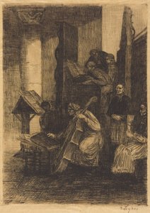 Kórus egy spanyol templomban (La choeur d