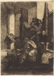 Kórus egy spanyol templomban (Le choeur d
