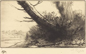 Egy ösvény sarka Egy ösvény sarkán. alkotó: Alphonse Legros