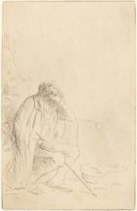 Nappali álom (Az álmodozó) alkotó: Alphonse Legros