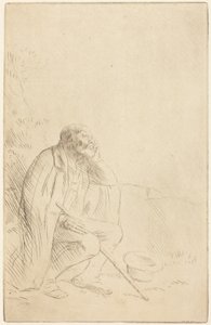 Ábrándozás (Az álmodozó) alkotó: Alphonse Legros