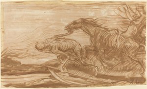 A Halál és annak lova. alkotó: Alphonse Legros